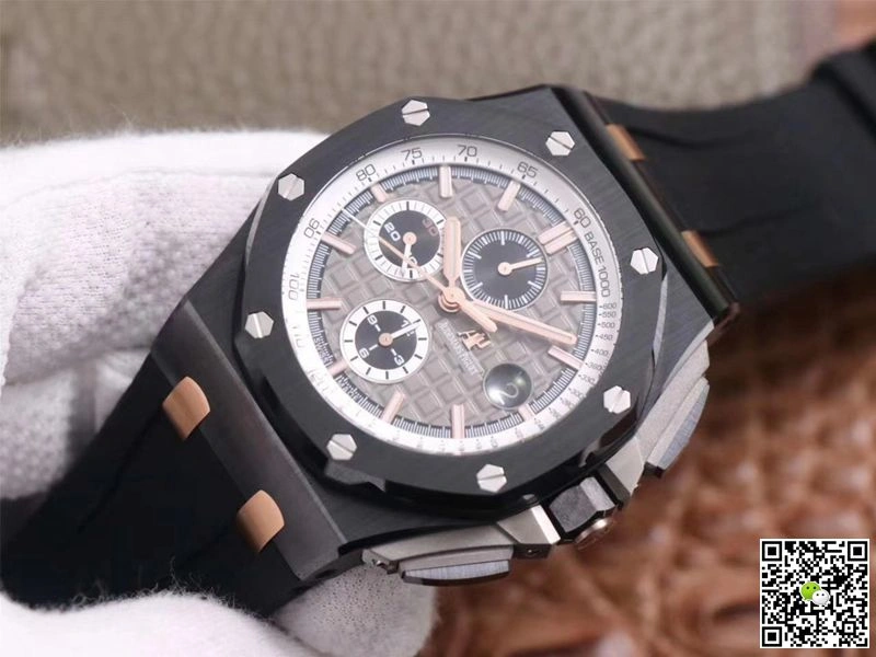 Audemars Piguet Royal Oak Offshore 26415CE.OO.A002CA.01 JF Factory 1:1 Best Edition Replica Watch Black Strap